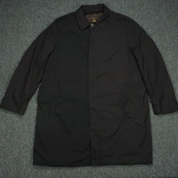 Loro Piana Jacket Mens 3XL Black Twenty K StormSystem Car Coat NetJets *